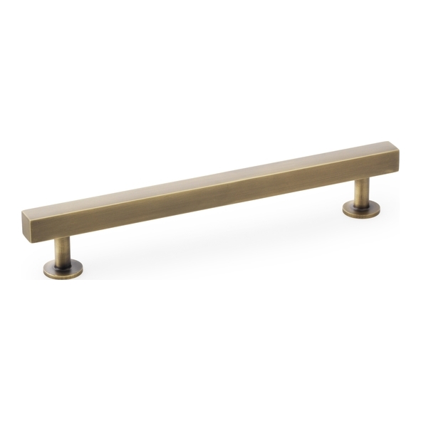 AW815-160-AB • 160mm c/c • Antique Brass • Alexander & Wilks Square T-Bar Cabinet Pull Handle